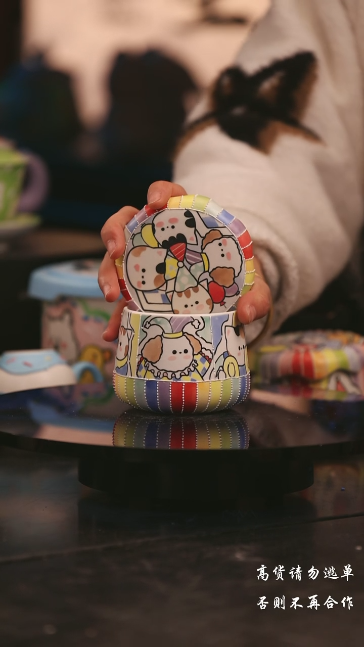 陶瓷景德镇可爱设计师款陶瓷 