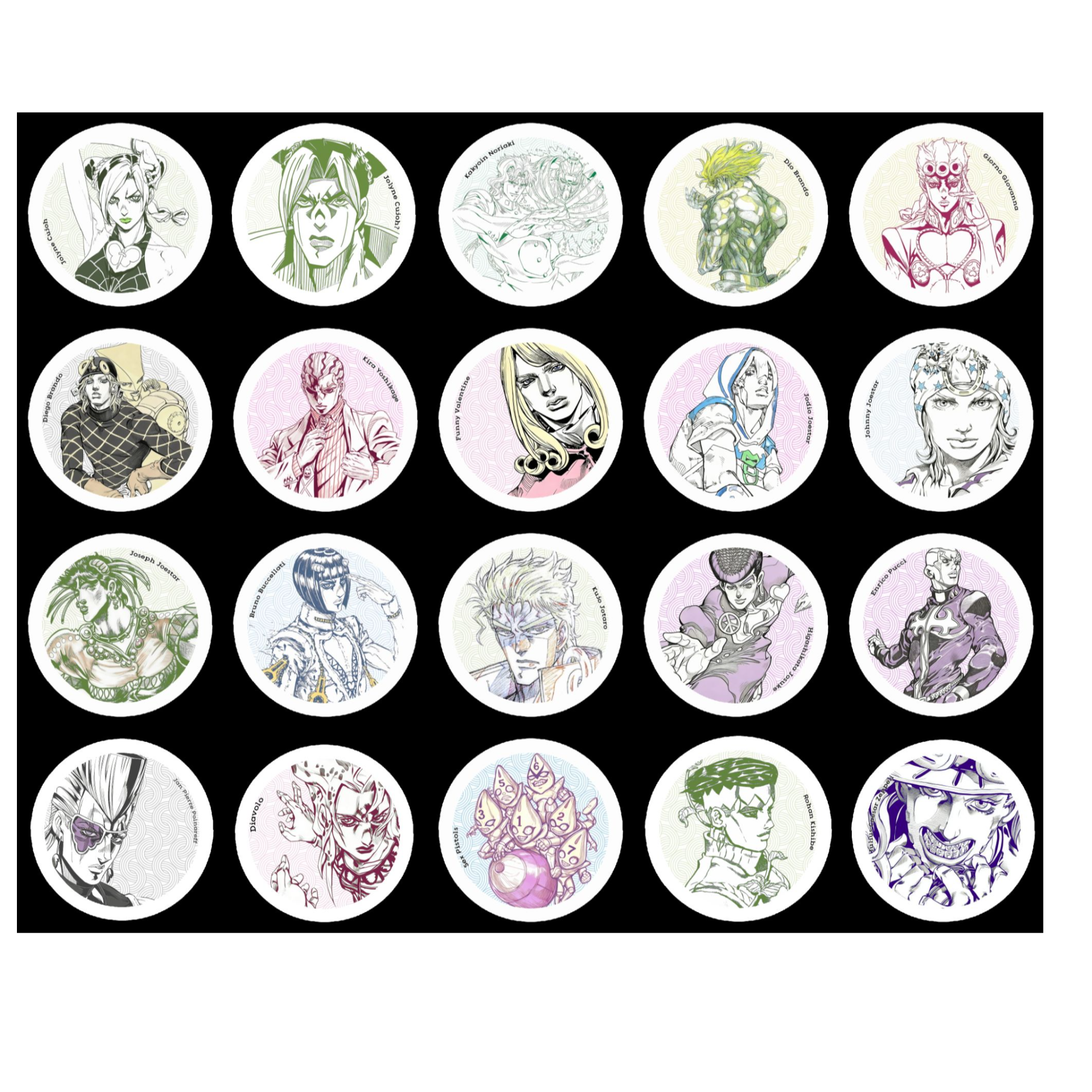【现货】【JOJO】二、三弹、圣诞款陶瓷杯垫（默认代拆）【非官谷介意勿拍】
