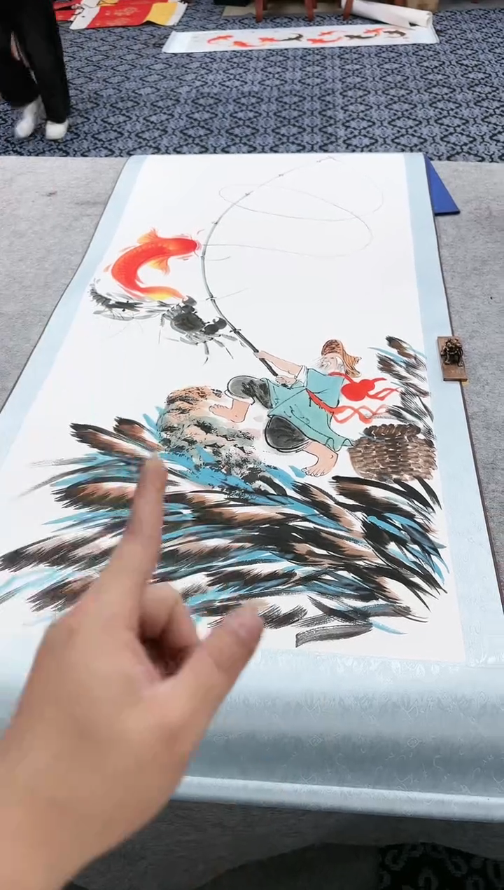 【闪购商品】国画一举三得国画刘国华