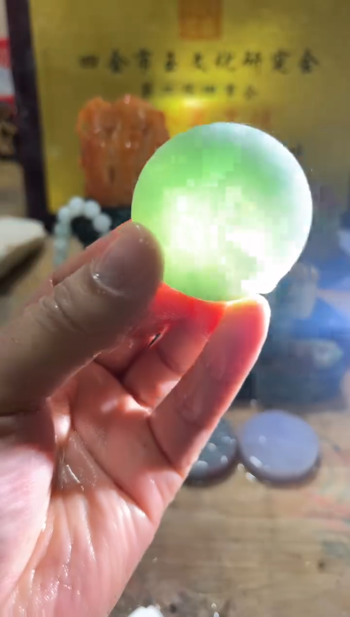 未镶嵌挂件翡翠A货常星7034