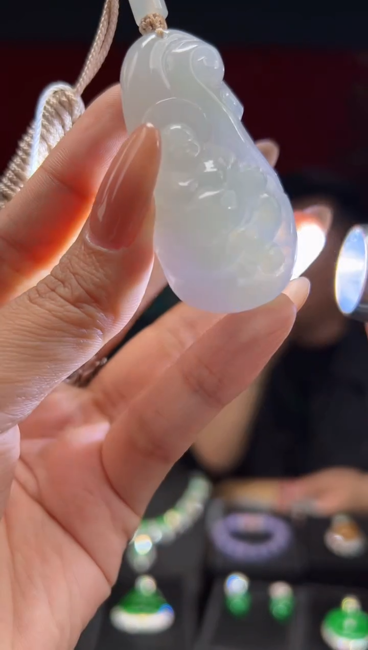 【闪购商品】翡翠颈饰未镶嵌054  /天然a货翡翠