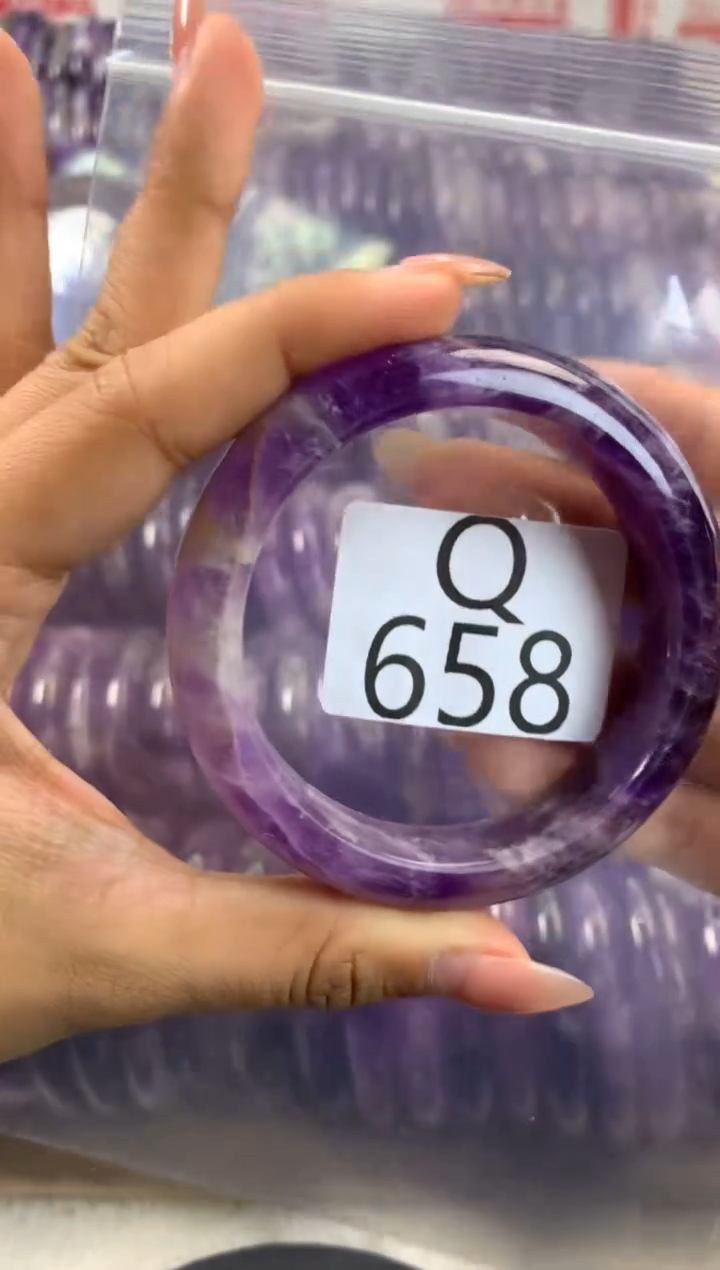 【闪购商品】水晶水晶手镯Q未镶嵌658-55