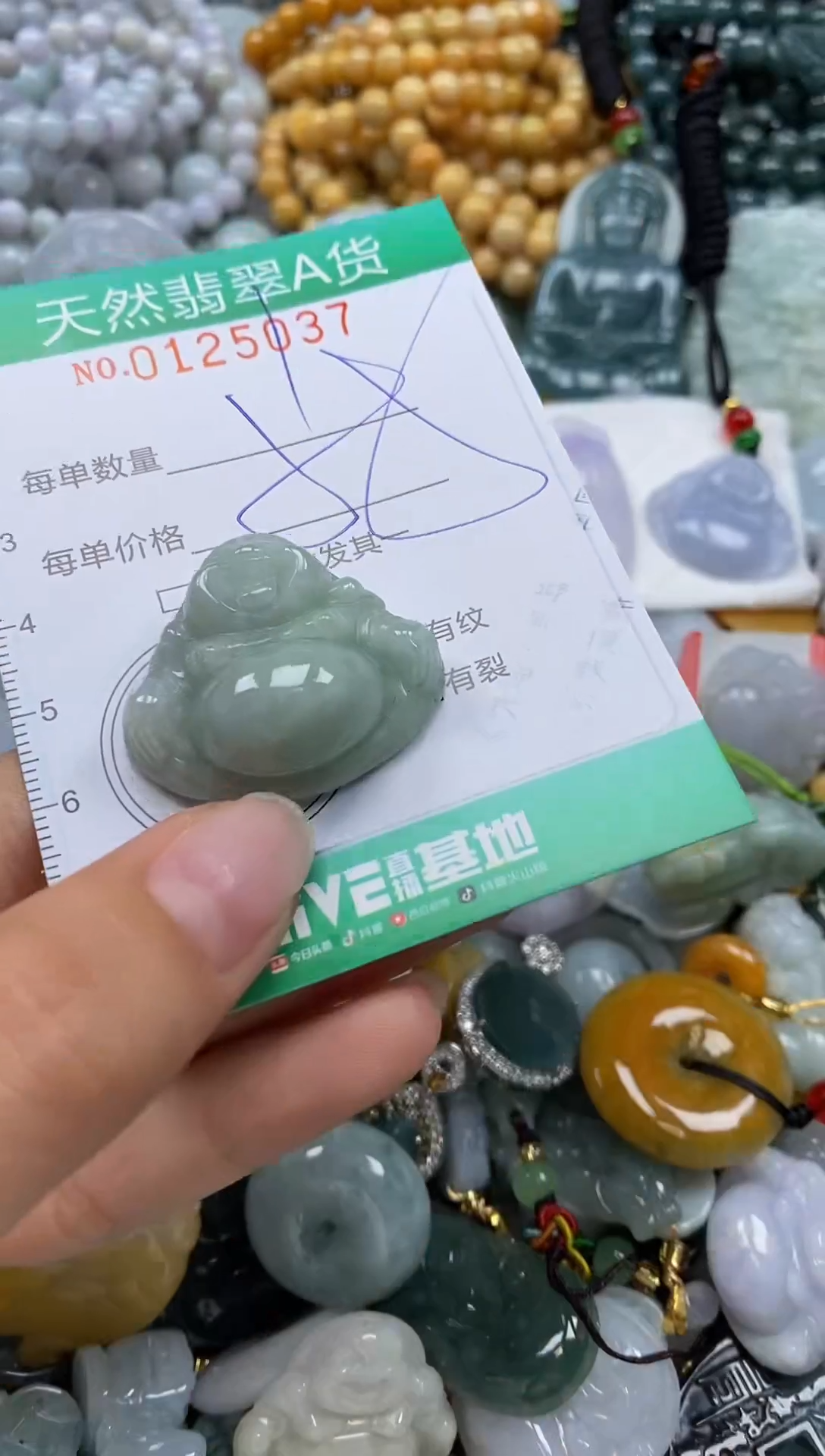 翡翠未镶嵌颈饰闪购01205037