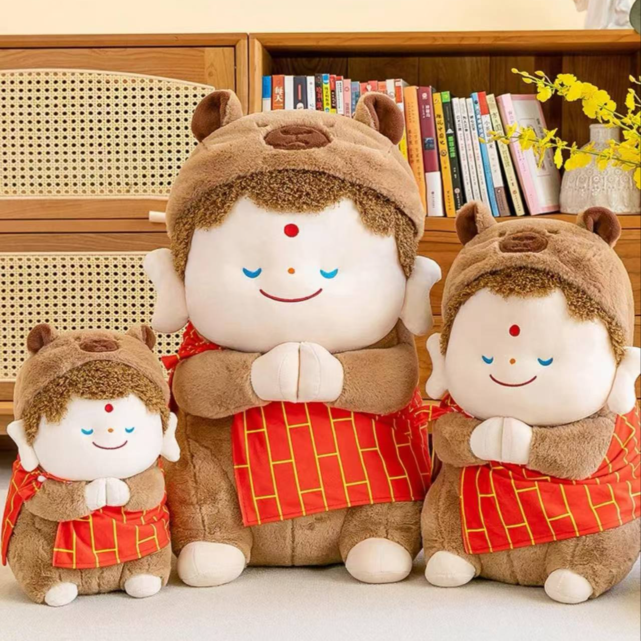 新款卡皮僧公仔可爱抱枕娃娃玩偶40厘米一个   （手工误差2-3厘米）