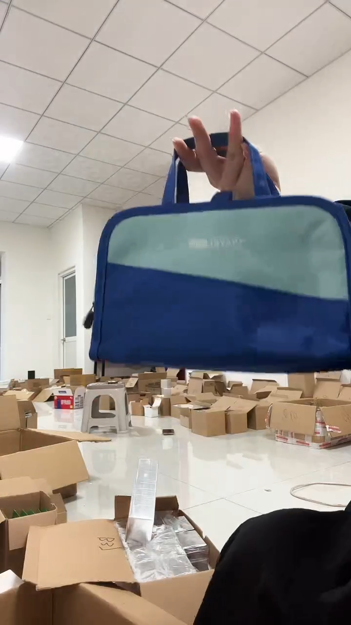 鹿皮（革）B40化妆包包容量超级大