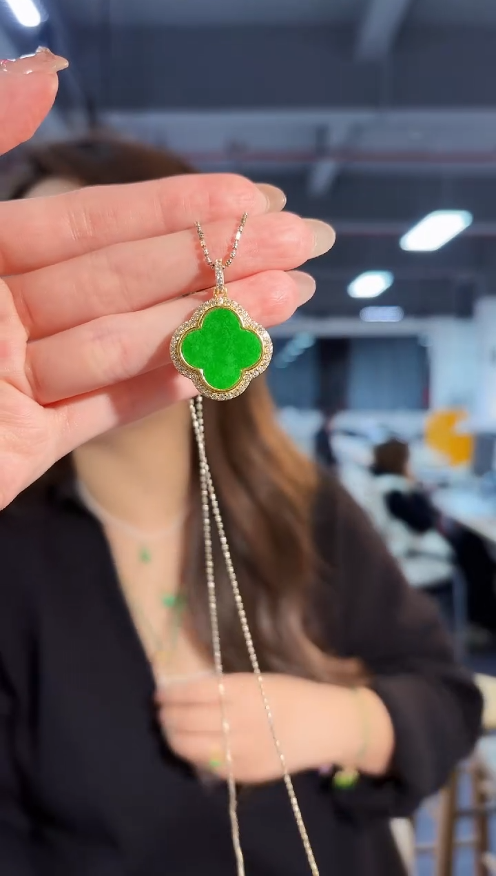 【闪购商品】翡翠吊坠(不含链)未镶嵌缅料A货/支持复检/一件