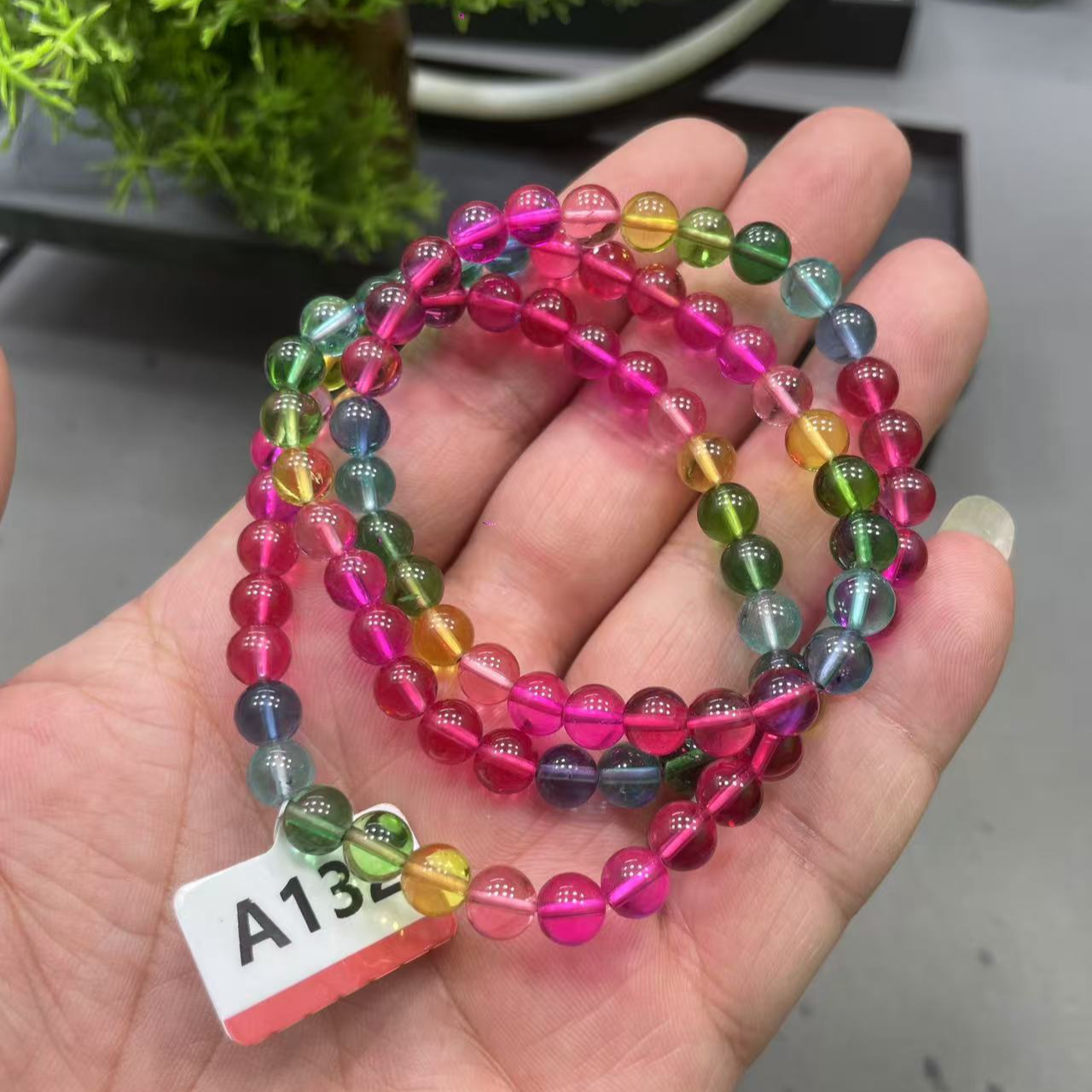 【喜汇甄选】A132碧玺多圈手串