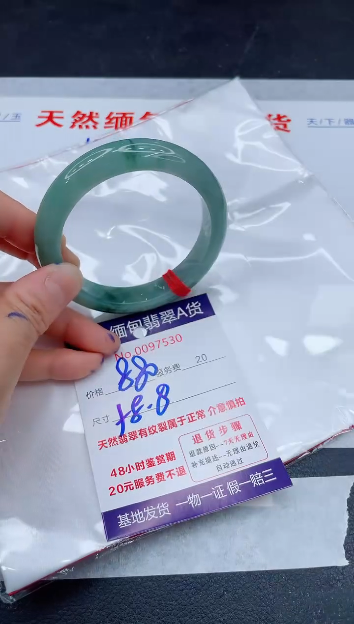 翡翠手镯未镶嵌880.0000