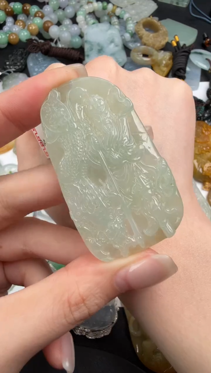 吊坠(不含链)未镶嵌翡翠翡翠饰品-357