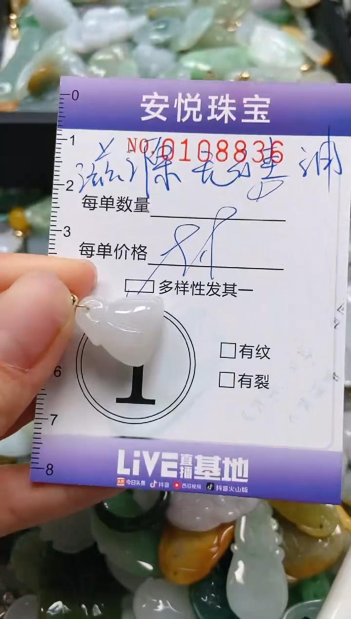 【闪购商品】翡翠颈饰未镶嵌闪购0108836多样性发其一