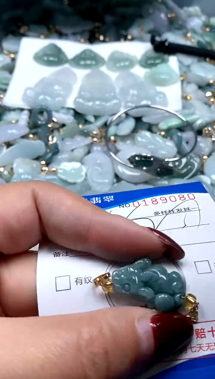 【闪购商品】翡翠颈饰未镶嵌闪购商品0189080