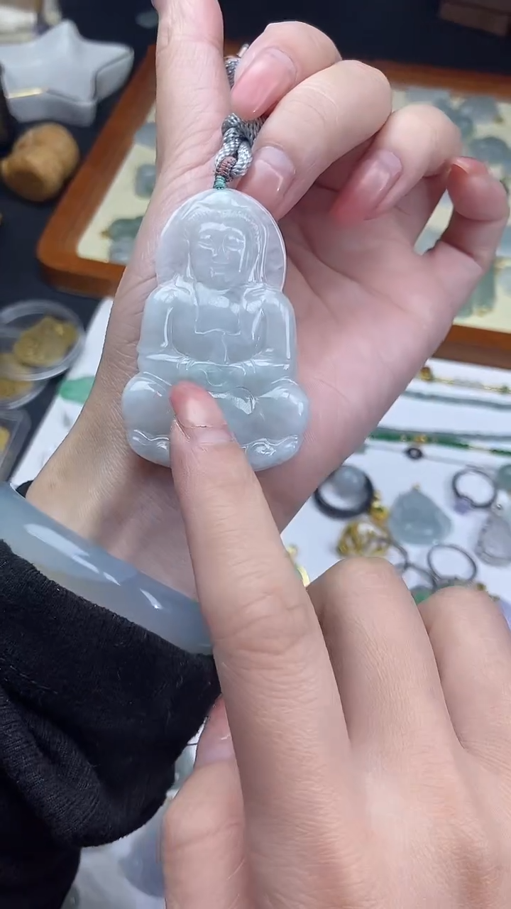 【闪购商品】翡翠吊坠(不含链)未镶嵌天然A货翡翠-吊坠