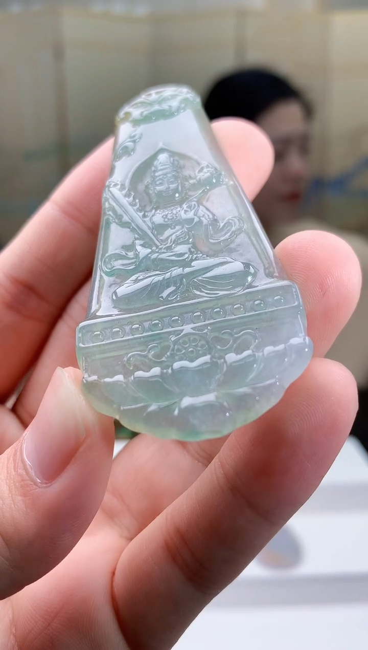 【闪购商品】定制翡翠未镶嵌0405bb-毛货挂件44