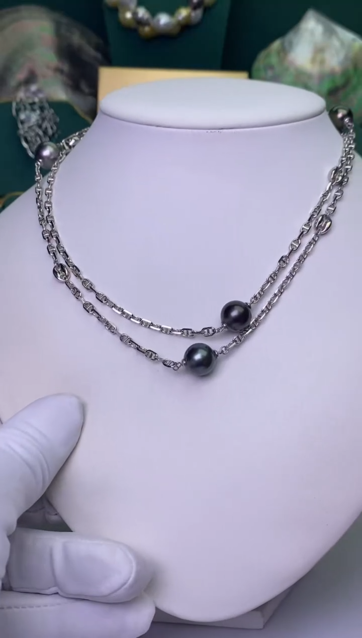 【闪购商品】海水珍珠颈饰银S925镶嵌1