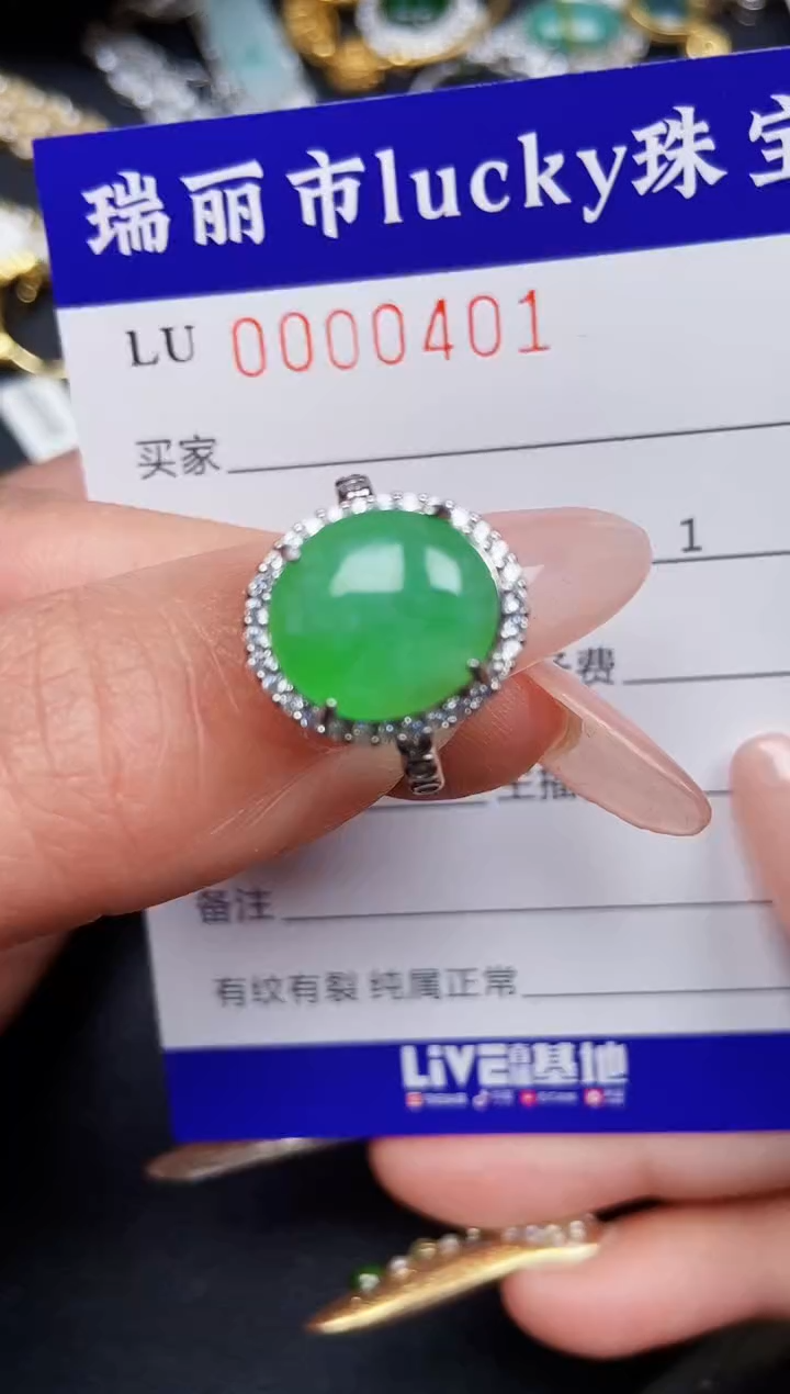 【闪购商品】翡翠颈饰银S925镶嵌0401