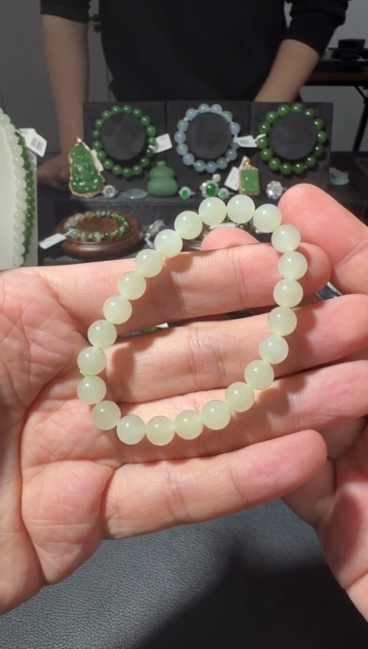 未镶嵌手串和田玉XG 晴水手串