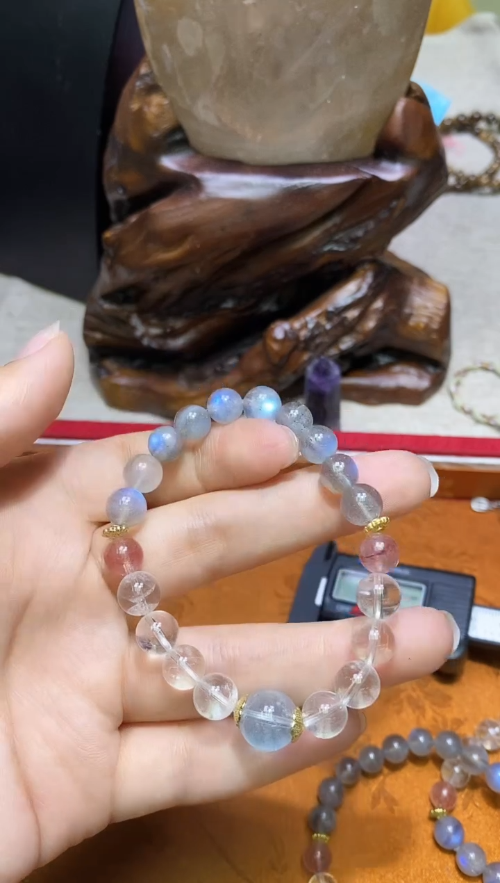 水晶手链未镶嵌未镶嵌多样性发一件39