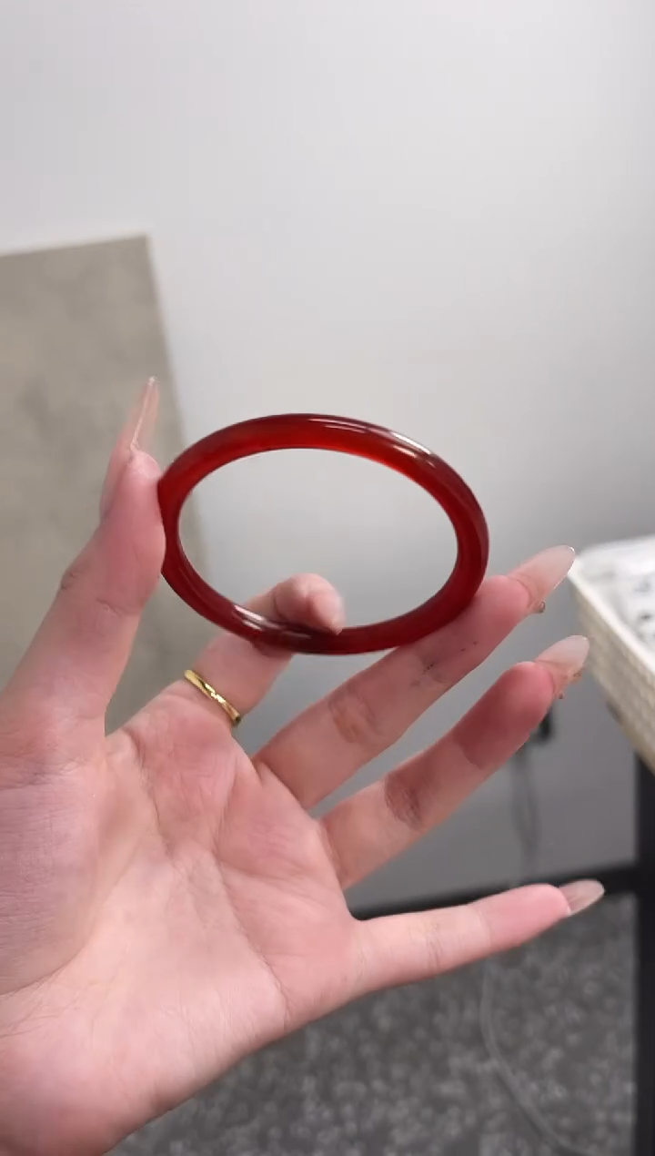 【闪购商品】玛瑙/玉髓手镯未镶嵌56圈
