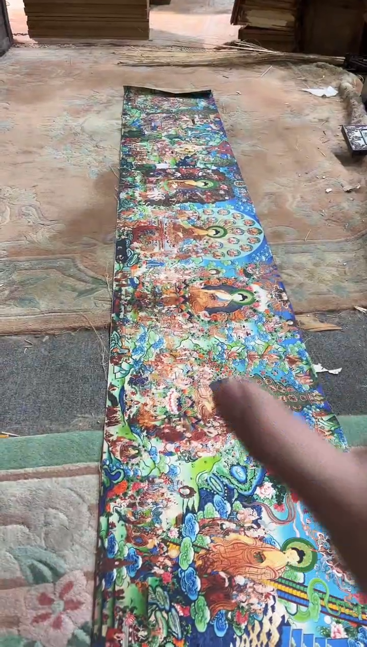 卷轴画曦曦的唐卡tk160