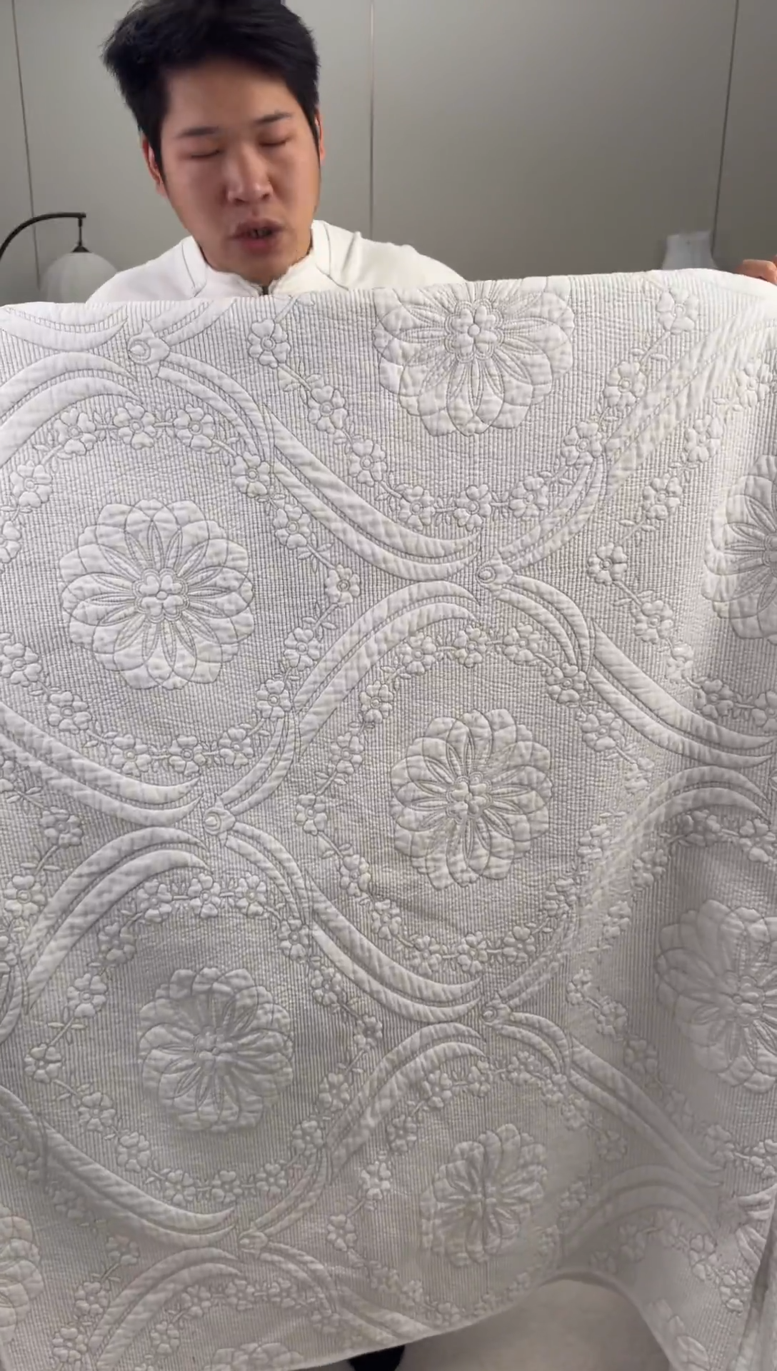 棉宫廷万花230*250单床盖纯棉