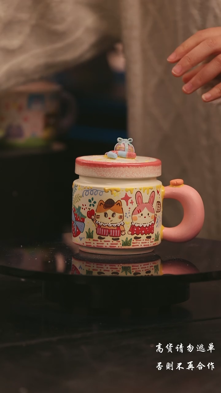 陶瓷景德镇可爱设计师款陶瓷 