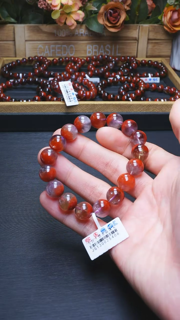 【闪购商品】水晶L018极光荆棘玫瑰聚宝盆单圈约12mm未镶嵌多样性