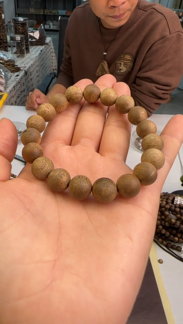 【闪购商品】沉香手串国香系海南天然野沉香正圆珠11mm6g+