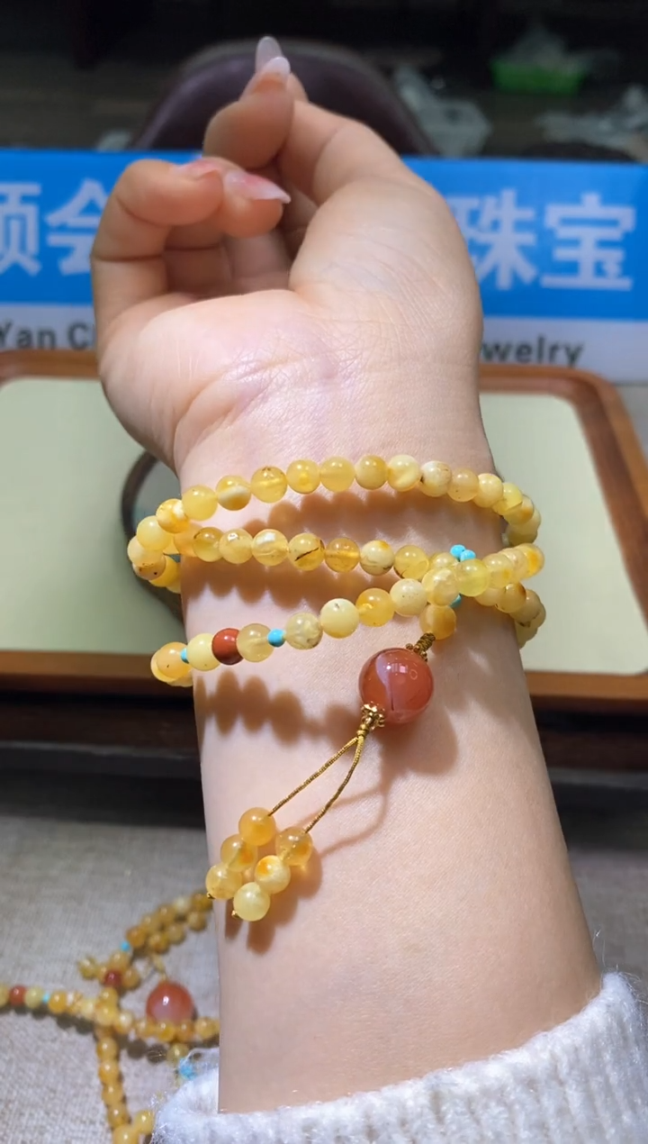 【闪购商品】蜜蜡手链未镶嵌多样性发一件645