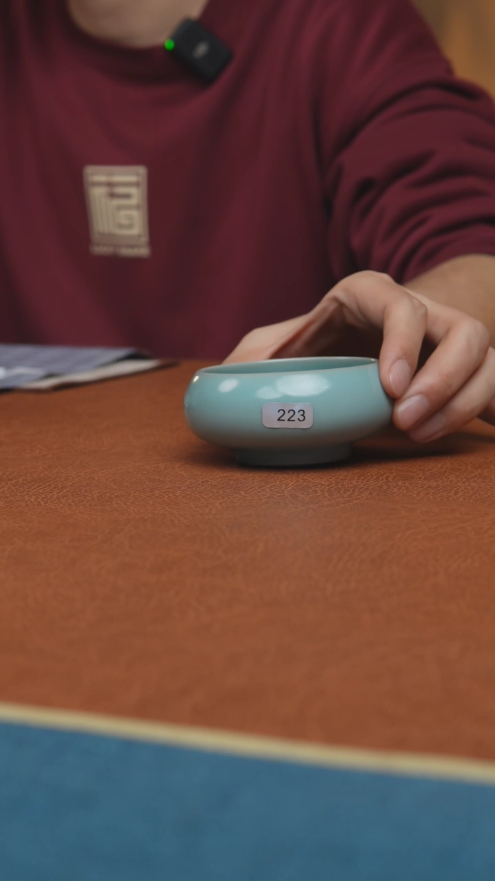 【闪购商品】杯汝州原产地原矿釉高足斗笠