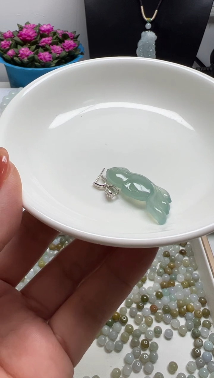 散珠翡翠用****0纯天然缅甸A货翡翠分3单