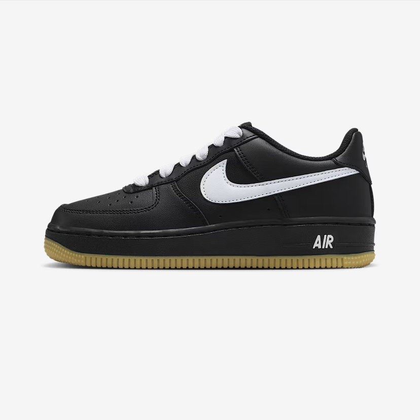 耐克/NIKE(官方正品)空军一号黑白AirForce1GS休闲板鞋HQ1911001