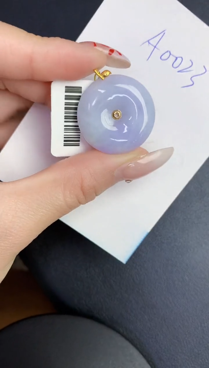 【闪购商品】翡翠颈饰18K金镶嵌0000000000