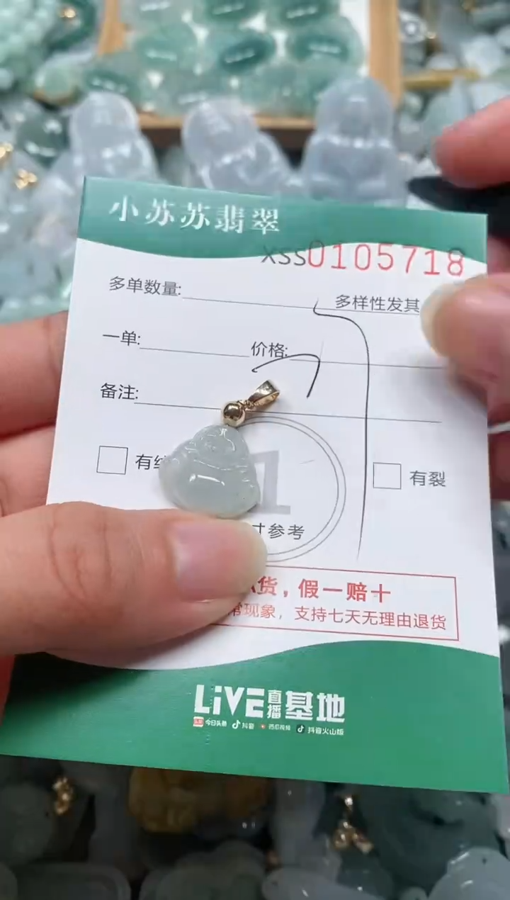 【闪购商品】翡翠颈饰未镶嵌闪购商品0105718