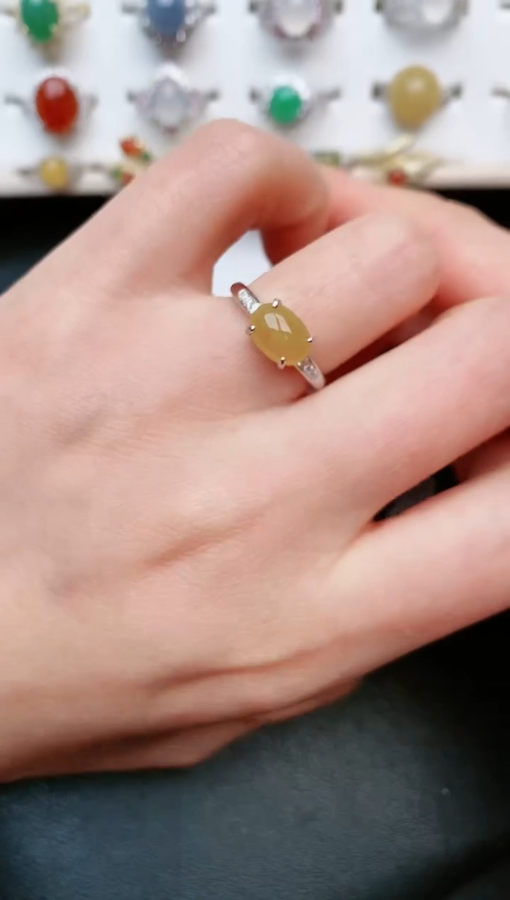 【闪购商品】翡翠戒指银S925镶嵌.....