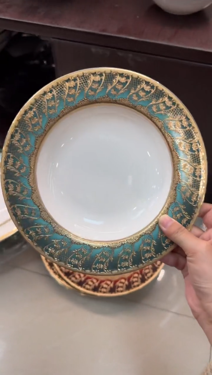 【闪购商品】瓷片8.5英寸草帽盘福利款2个