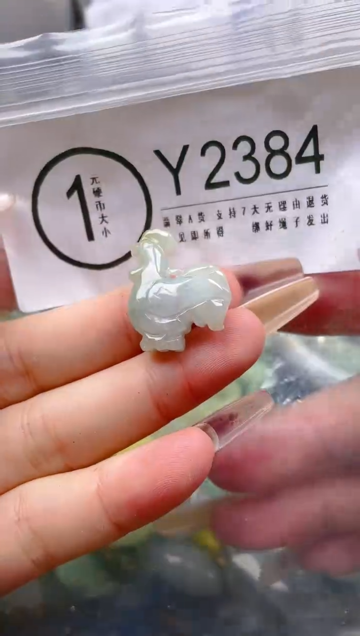 【闪购商品】翡翠颈饰未镶嵌/Y/翡翠A货一图一物