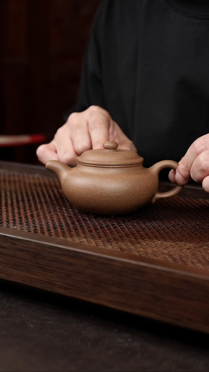茶壶紫砂芝麻绿仿古
