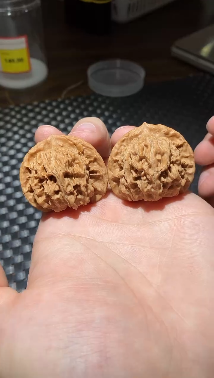 把件文玩核桃全品蓟县红41尺