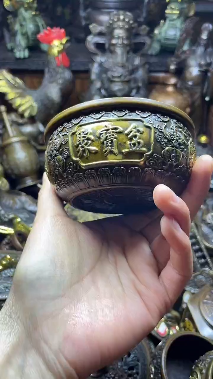 闪购链接，点击下单，有运费险，铜摆件