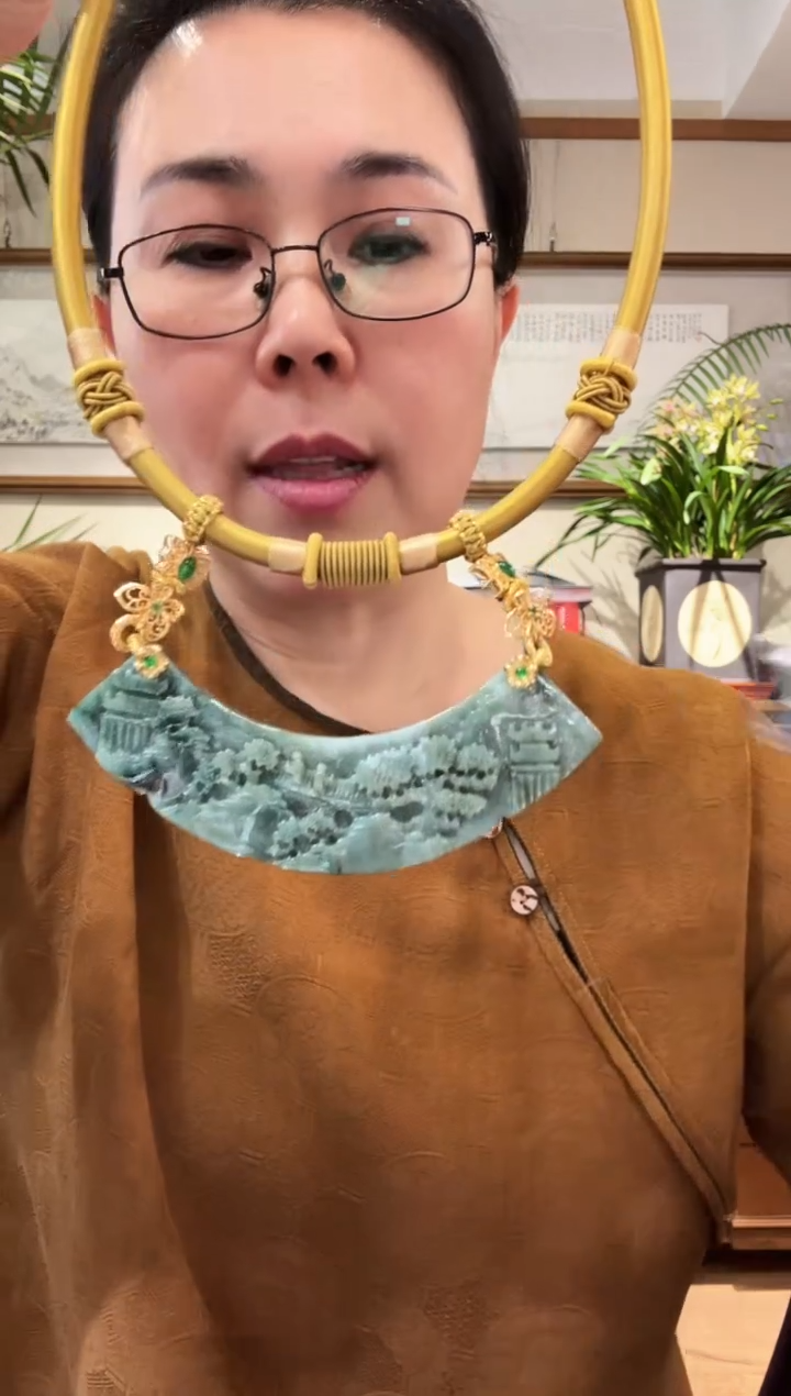 【闪购商品】翡翠颈饰未镶嵌国风