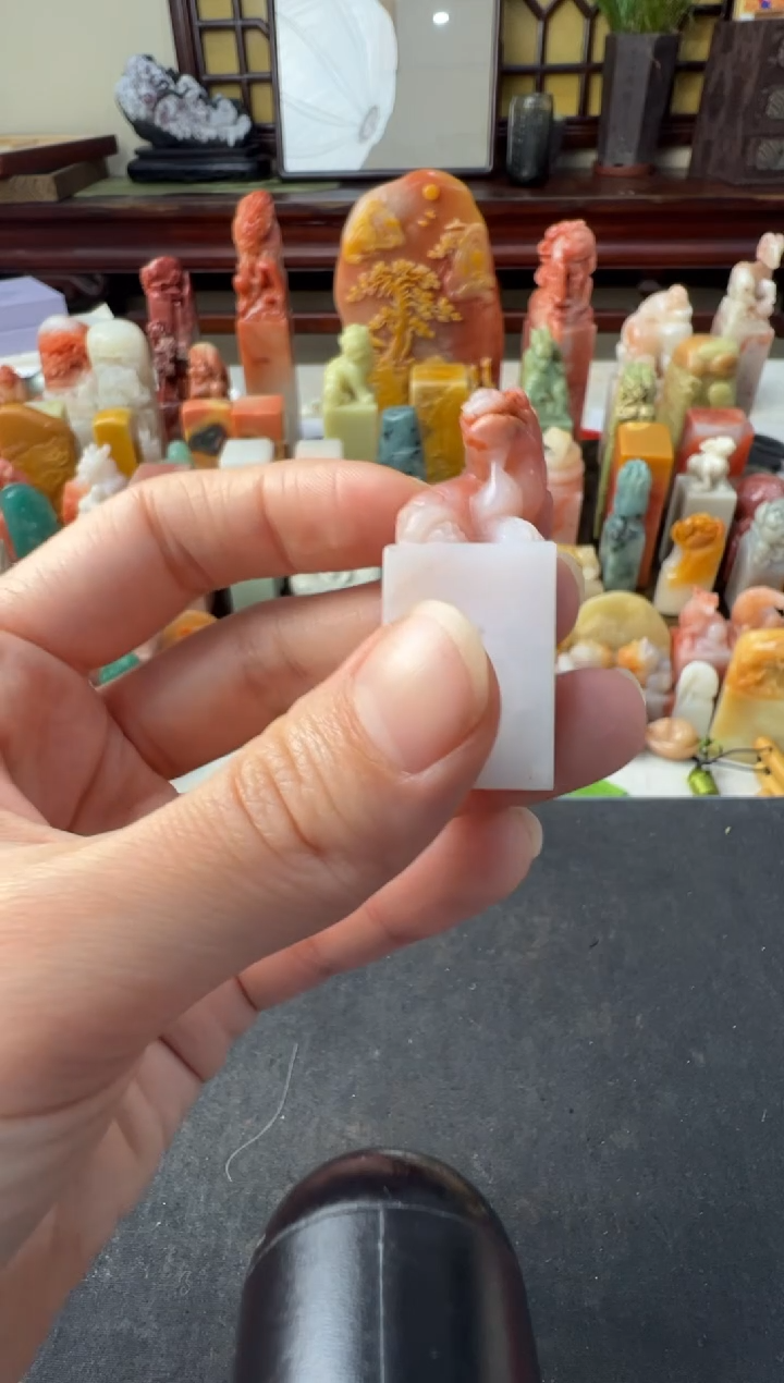 【闪购商品】昌化石印石编号编号0268包四字