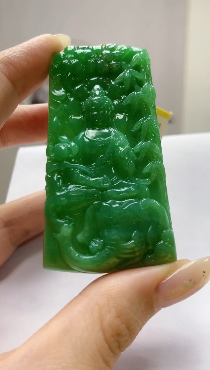 未镶嵌定制翡翠3099jw-毛货挂件99