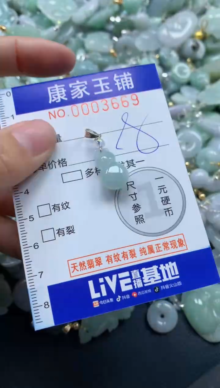 颈饰未镶嵌翡翠3669