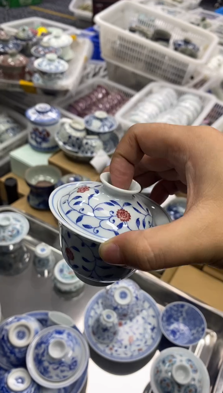 摆件陶景德陶瓷茶具容量约110