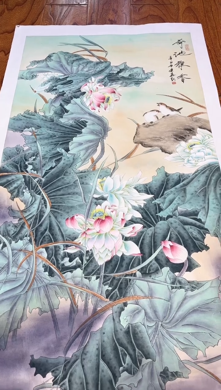 【闪购商品】国画周建真老师绘画作品18-18