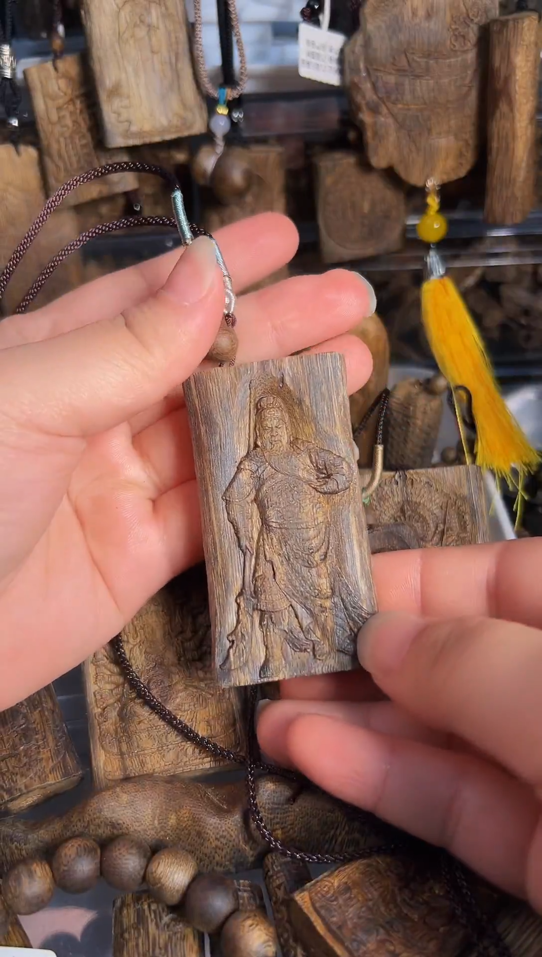 【闪购商品】沉香吊坠[沉香炸姐]沉香吊坠关公