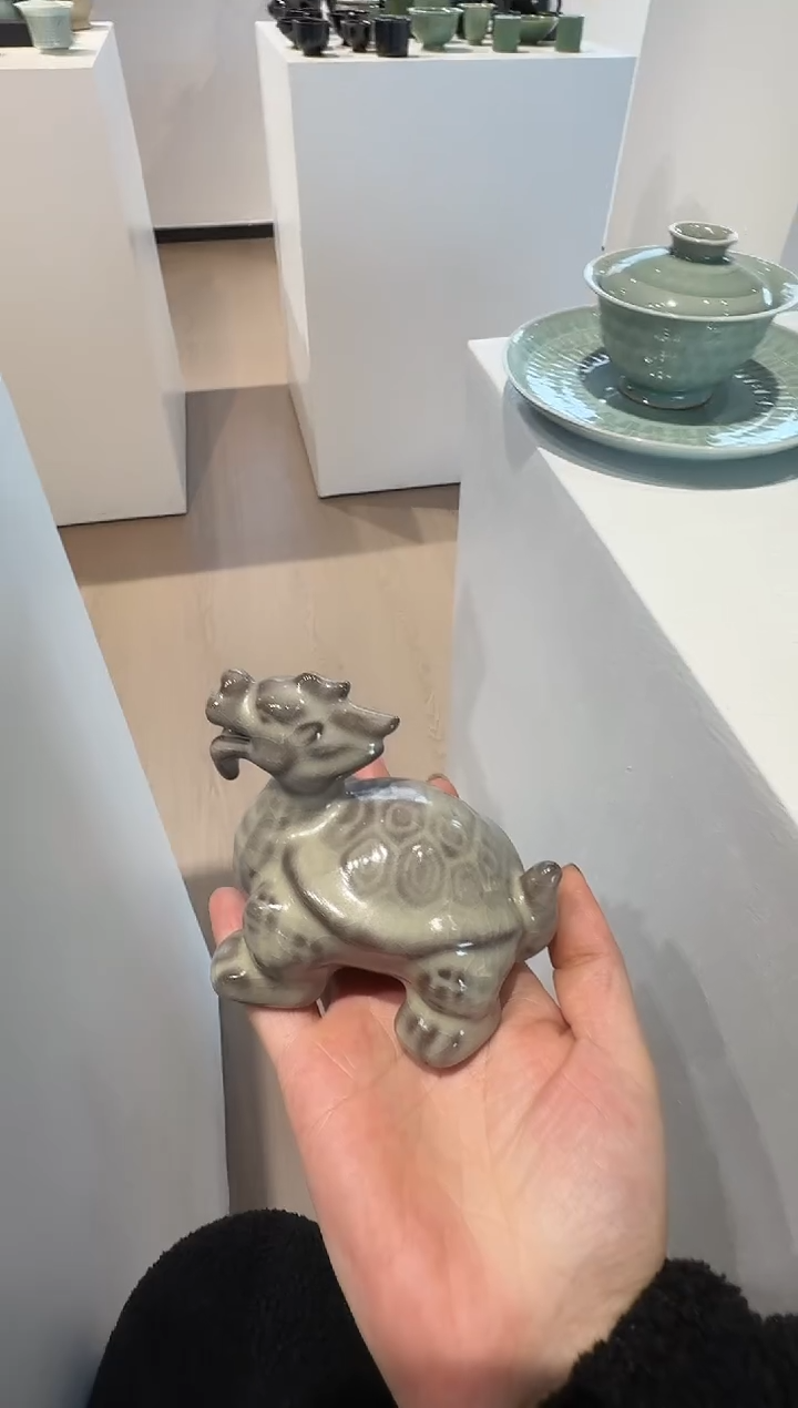 青瓷手工茶器包邮