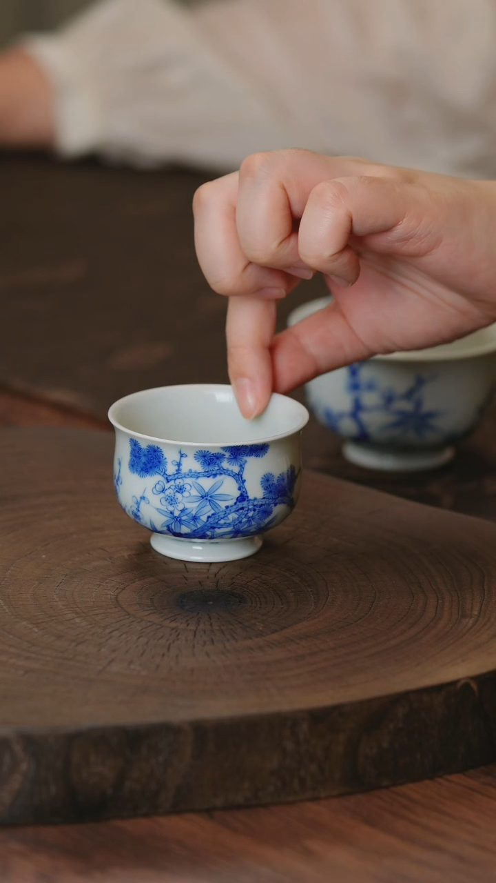 景德镇手绘茶杯茶杯