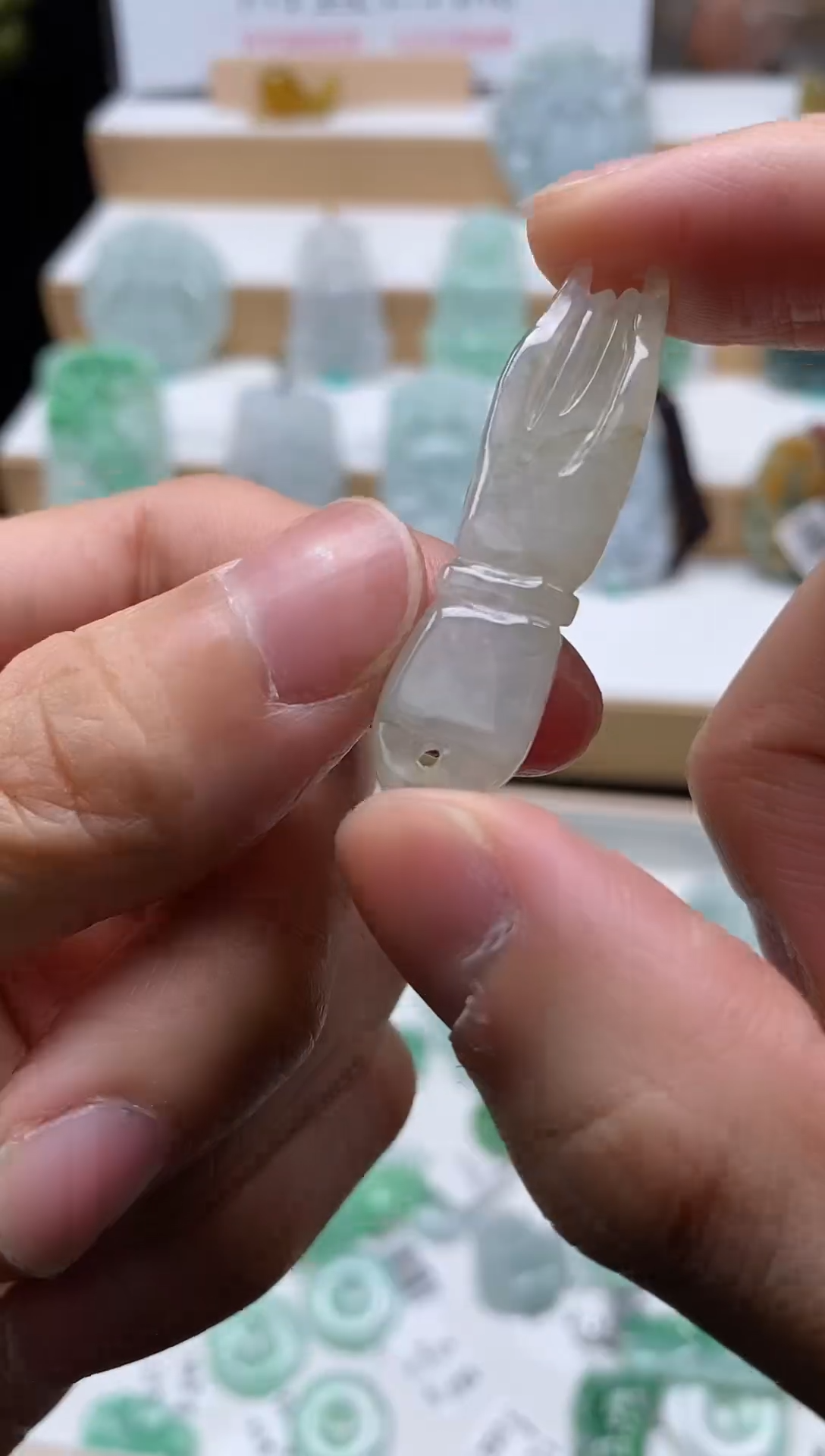 【闪购商品】翡翠颈饰未镶嵌45观音手