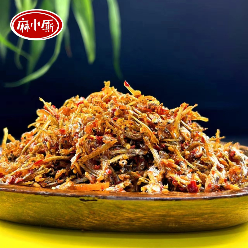 【兴边富民】正宗延边朝鲜族老式辣味小银鱼即食休闲速食鱼照烧汁